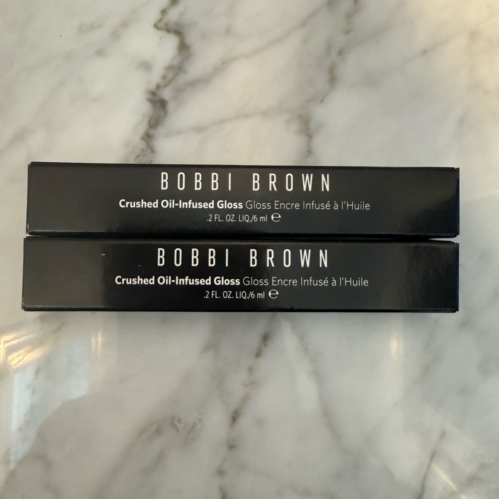 NIB (2) Bobbi Brown Crushed Oil-Infused Lip Gloss